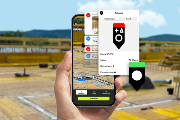 Aufgaben auf der Baustelle via App dokumentieren