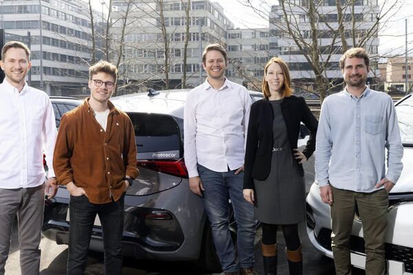 Die neue Geschäftsleitung v.l.: Marius Schwering, Sascha Krucker, Renzo Iten, Ilaria Besozzi, Moritz Fischer