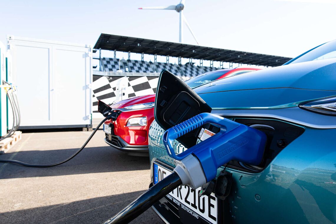 Hyundai Kona Elektro Ladestation