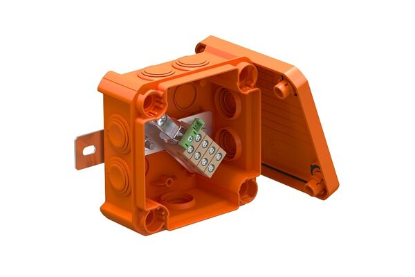 Die kompakte FireBox T60 mit 5x6mm² Klemmen