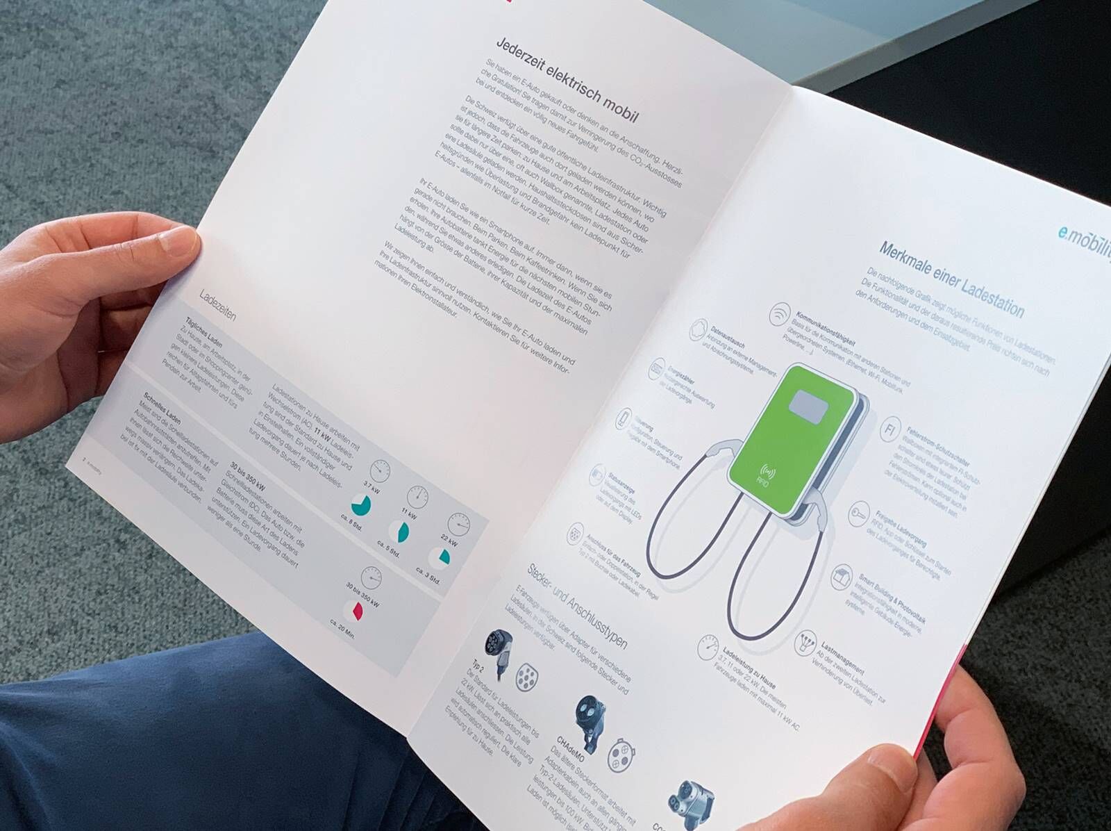 e-mobility Infobroschüre «Laden leicht gemacht»