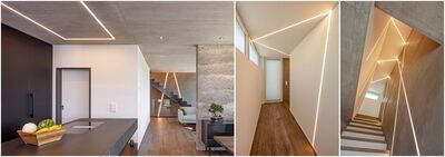 LED-Profileinlage für Beton und Trockenbau von Greuter Leuchten.