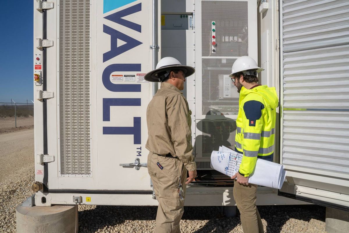 Symbolbild - ein Batteriespeichersystem von Energy Vault. (Bild: Energy Vault)