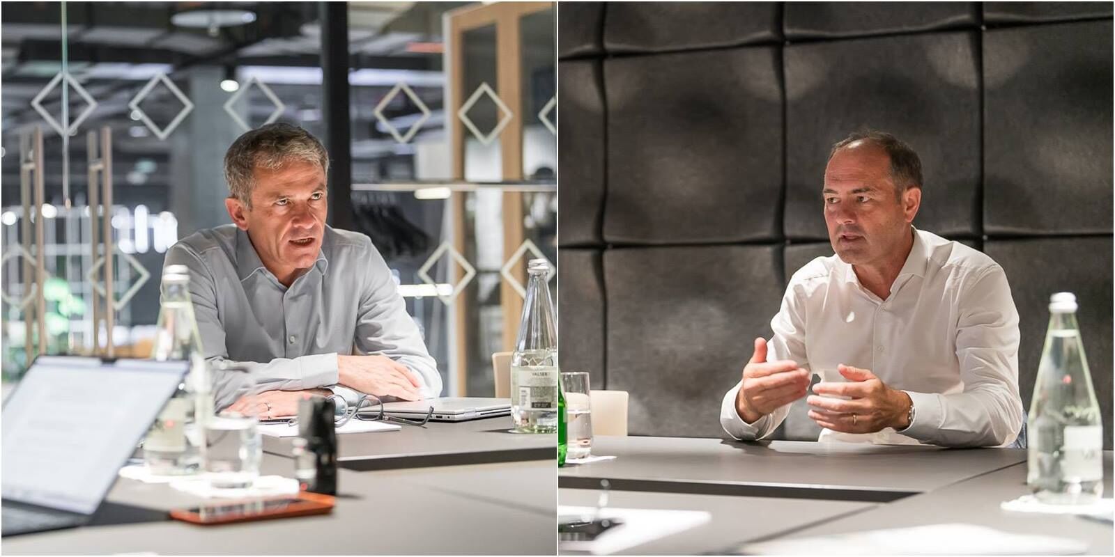 Helmut Ruhl (links) und Simon Hämmerli: «Wer will, kann alles erreichen. Es gibt Lösungen für die Zukunft.»