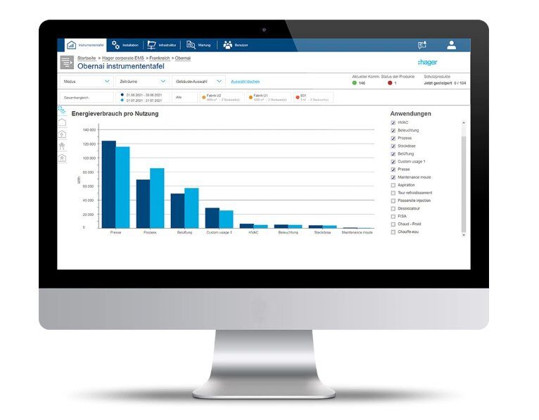 Hager: Energy Monitoring Software stream
