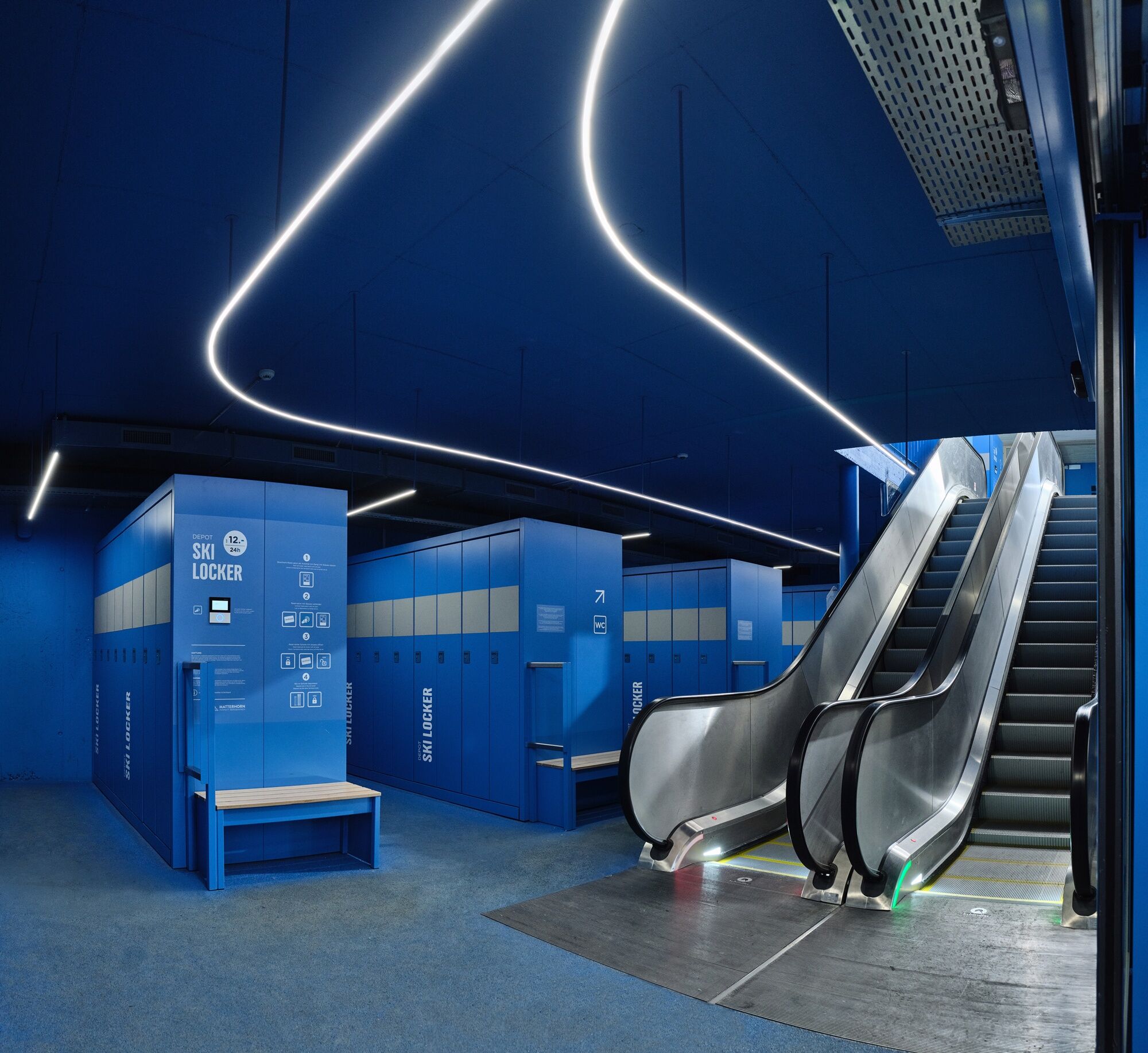 Klare Besucherführung