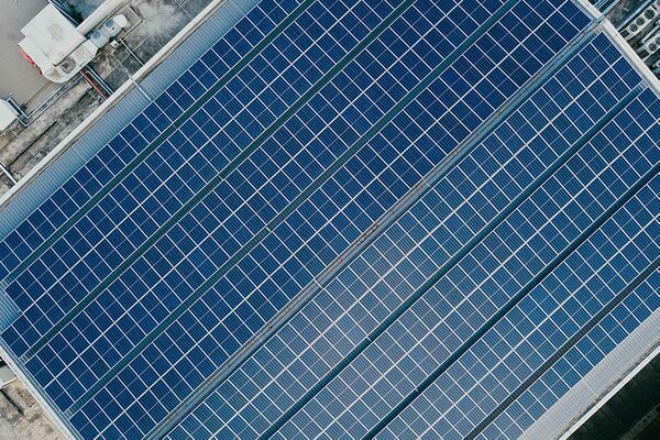PV-Anlage Vogelperspektive