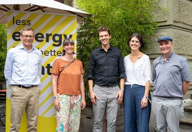 Patrick Kutschera (BFE), Eva Geilinger (BFE), Philippe Kleiber (SLG), Nadine Müller (SLG), Stefan Gasser (SLG)