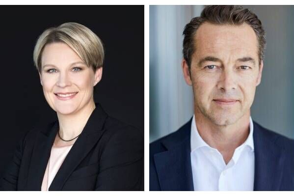 Tanja Vainio und Reto Steinmann von Schneider Electric