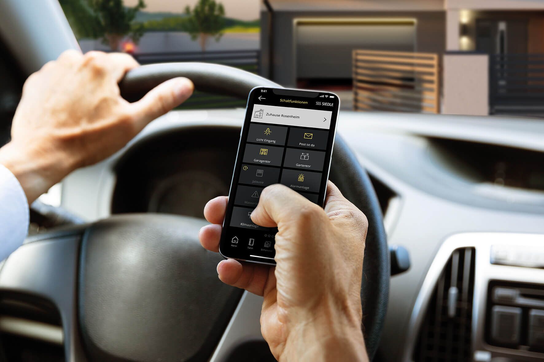 mit der Siedle App machen sie die Sprechanlage mobil