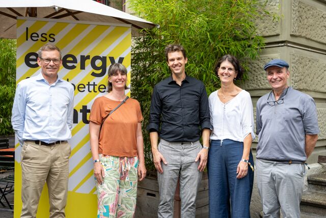 Patrick Kutschera (BFE), Eva Geilinger (BFE), Philippe Kleiber (SLG), Nadine Müller (SLG), Stefan Gasser (SLG)