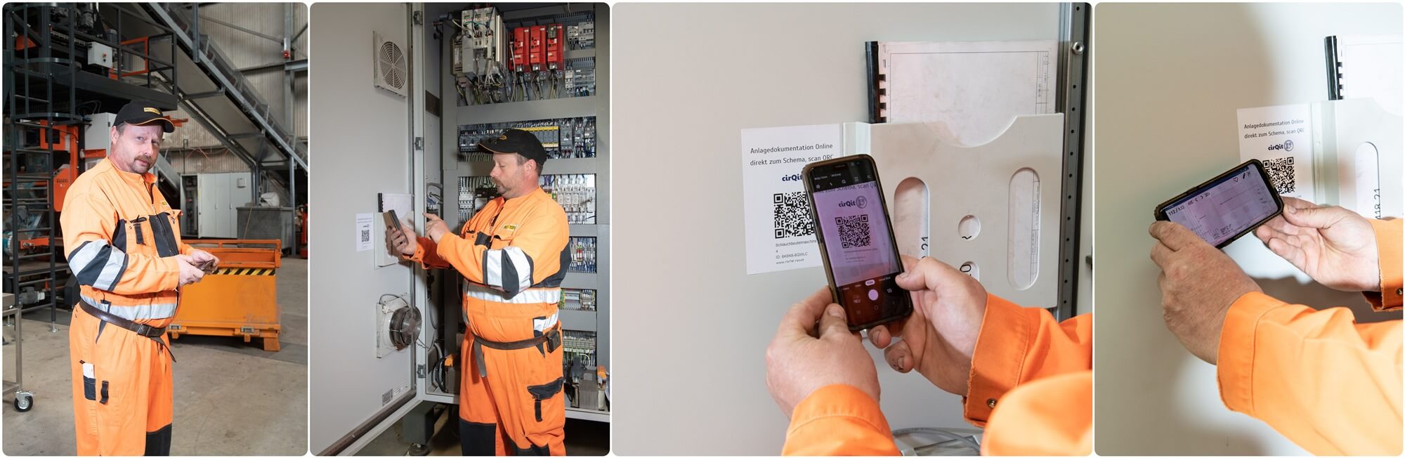 Über den QR-Code lassen sich Elektroschemata auf dem Handy anschauen und editieren. Über den QR-Code lassen sich Elektroschemata auf dem Handy anschauen und editieren.