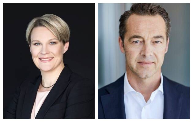 Tanja Vainio und Reto Steinmann von Schneider Electric