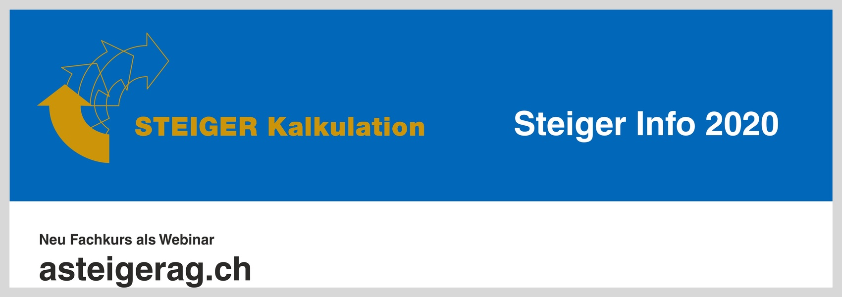 Banner A. Steiger AG - Fachkurse Banner A. Steiger AG - Fachkurse