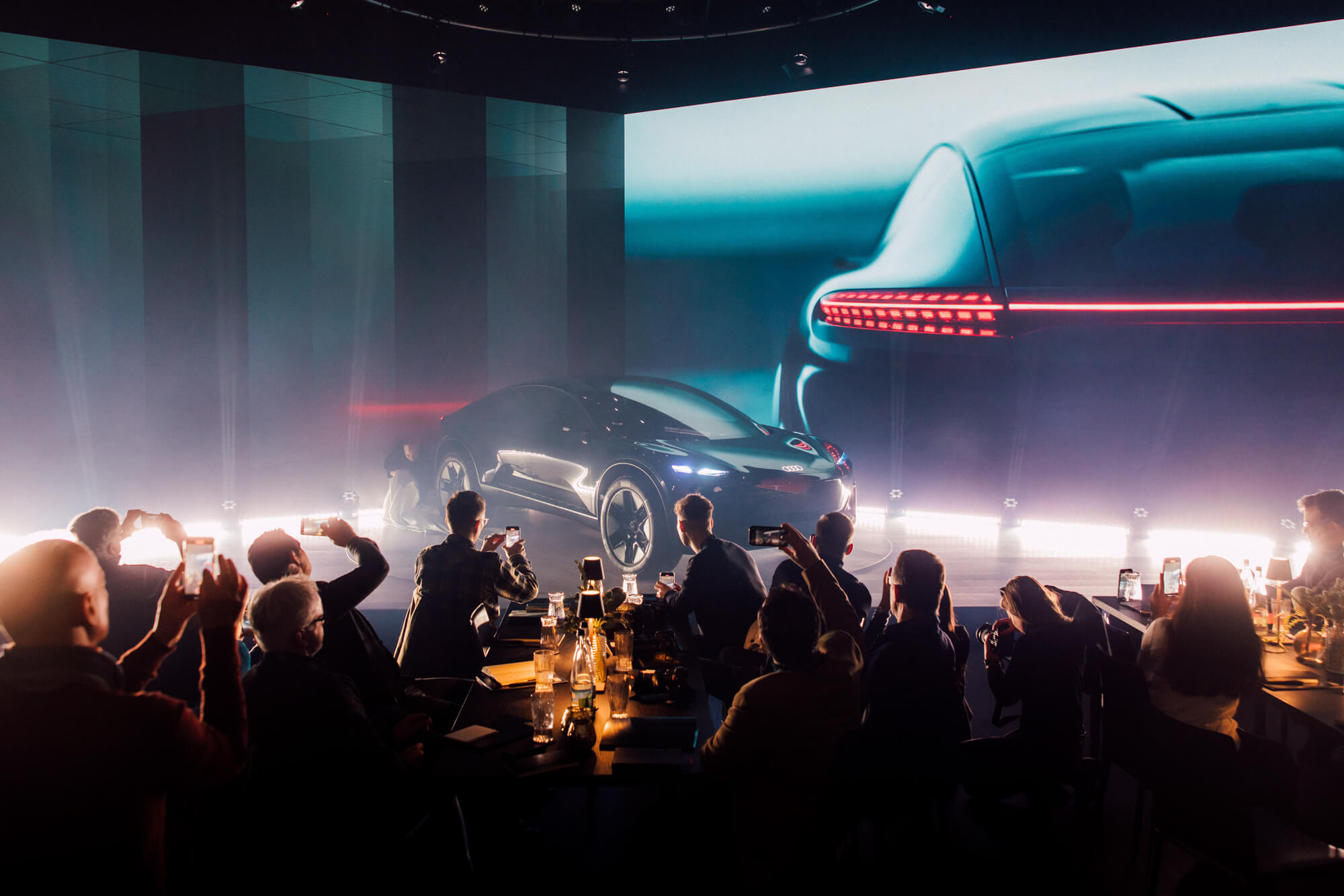 Audi activesphere concept: Bühne und Publikum