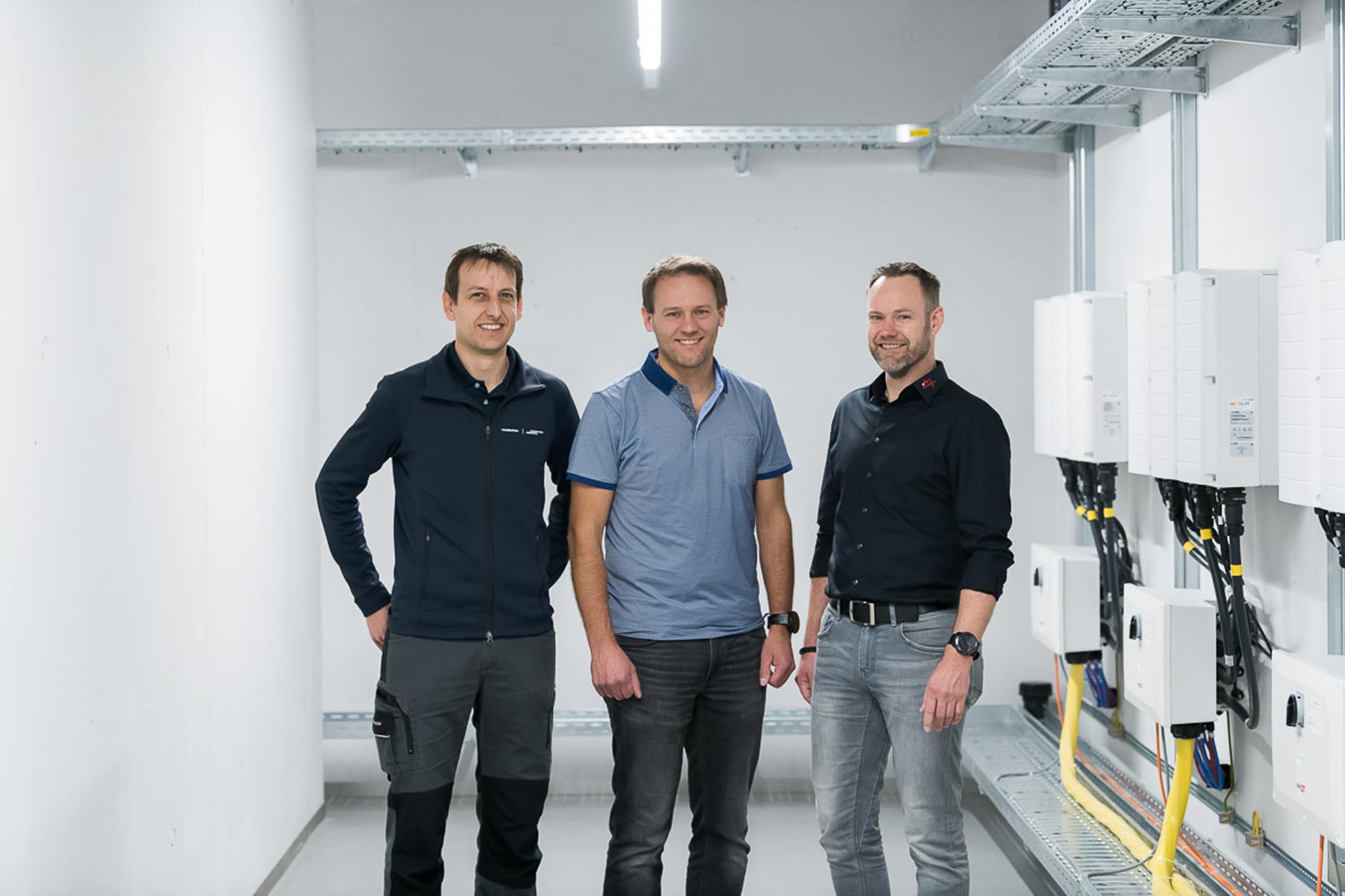 Die Projektverantwortlichen können stolz auf ein sehr gelungenes Projekt und eine sehr gelungene Zusammenarbeit zurückblicken. v.l.n.r. Achim Sax, Daniel Poscher, Marcel Fischbacher. Die Projektverantwortlichen können stolz auf ein sehr gelungenes Projekt und eine sehr gelungene Zusammenarbeit zurückblicken. v.l.n.r. Achim Sax, Daniel Poscher, Marcel Fischbacher.