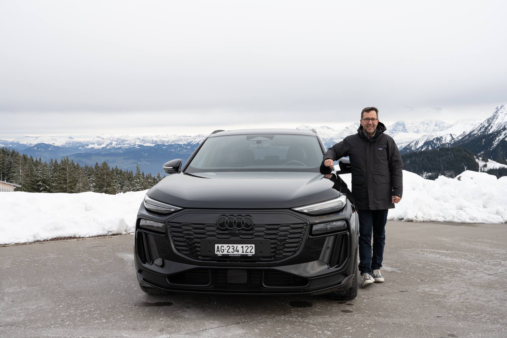 Mit dem Q6 e-tron auf den legendären Gurnigelpass Mit dem Q6 e-tron auf den legendären Gurnigelpass